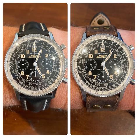 breitling pilot strap|breitling military strap.